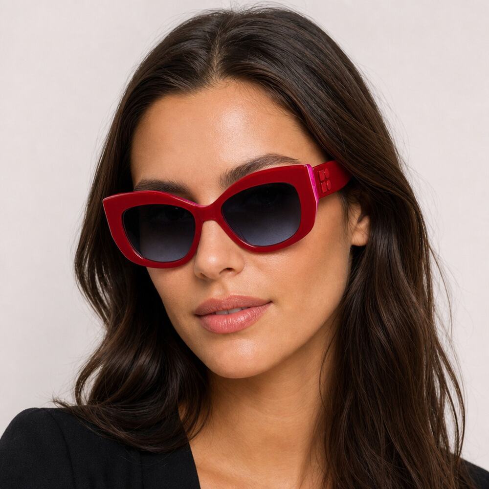NEW Kate Spade FRIDA/G/S 0C9A9O Red Sunglasses authentic